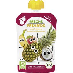 Organic Squeeze Pouch -  Apple, Banana, Pineapple & Coconut Puree - 100 g