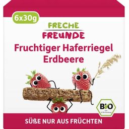 Freche Freunde Bio ovesná tyčinka s jahodami, 6x30g - 180 g