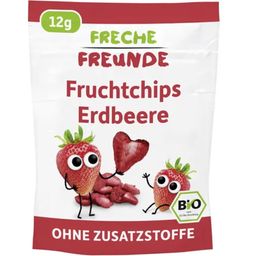 Freche Freunde Biologische Fruitchips 100% Aardbei - 12 g