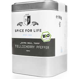 Organic Tellicherry Whole Peppercorns - Extra Bold