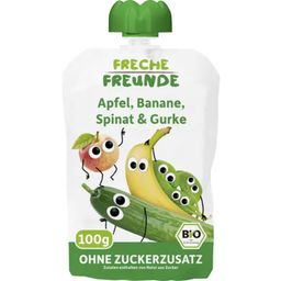 Organic Squeeze Pouch - Apple, Banana, Spinach & Cucumber Puree - 100 g