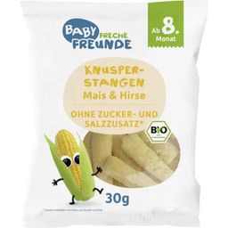 Freche Freunde Organic Crispy Sticks - Maize & Millet - 30 g