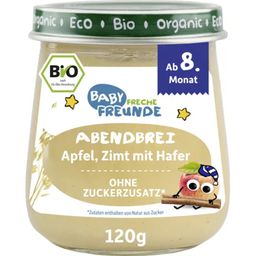 Organic Baby Food Jar - Evening Cereal with Apple, Cinnamon & Oats - 120 g