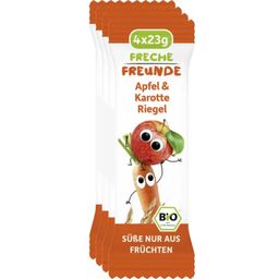 Freche Freunde Bio tyčinka s jablky a mrkví, 4x23g - 92 g