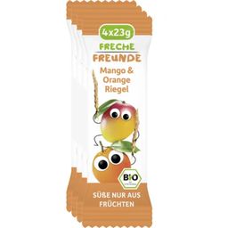 Freche Freunde Organic Mango & Orange Bar, 4 x 23 g - 92 g