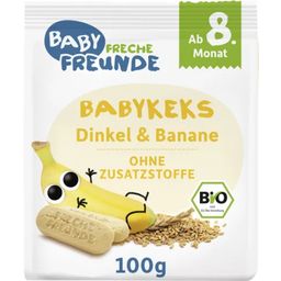 Freche Freunde Bio dětské špaldové sušenky s banánem - 100 g