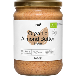 nu3 Organic Almond Butter - Brown - 500 g