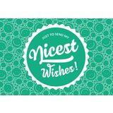 Piccantino "Nicest Wishes" Wenskaart