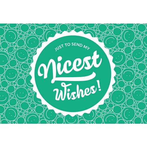 Piccantino Greeting Card - Nice Wishes!
