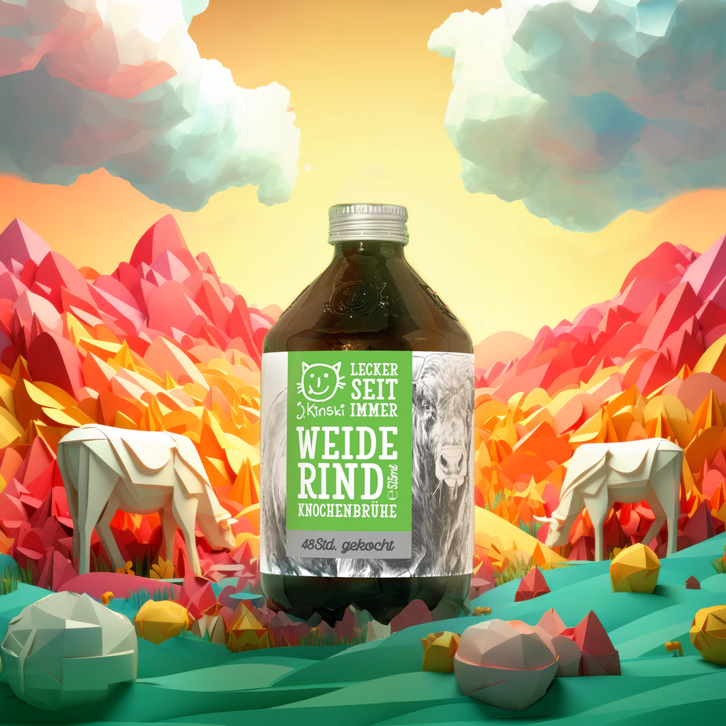 J.Kinski Organic Pasture-fed Beef Bone Broth - 525 ml