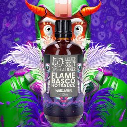 J.Kinski Bio začimbna omaka Flame Basco Hot Sauce - 100 ml