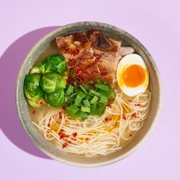 Caldo Básico Bio para Ramen al Estilo Tonkotsu