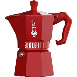 Bialetti Exclusive Moka Express - Czerwony - 3 filiżanki