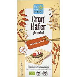 BIO Croq' Hafer - Gluten-Free Oat Crispbread with Sesame and Chia Seeds - 160 g