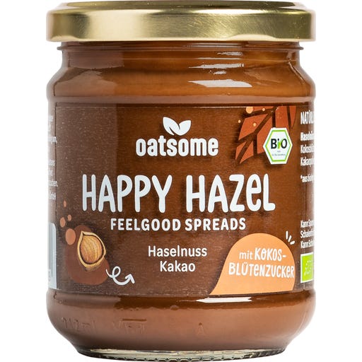 oatsome Organic Feelgood Spread - Happy Hazel, 200 g - Piccantino