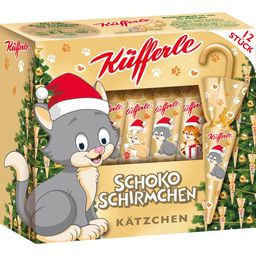 Küfferle Schokoschirmchen KÄTZCHEN 12er