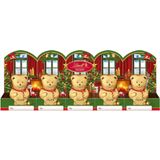 Mini Teddy Bear Chocolate Figures, 5 pieces