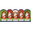 Mini Weihnachtsmann mit Perforation 5 Stk., 50 g
