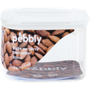 Pebbly Storage Container with Glass Lid, Square - 500 ml