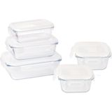 Pebbly Storage Containers, Set of 5