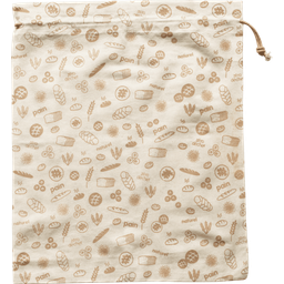 Pebbly Cotton Bread Bag XL Brown - 1 Pc.