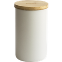 Pebbly Tea Jar - Round, Cream - 650 ml