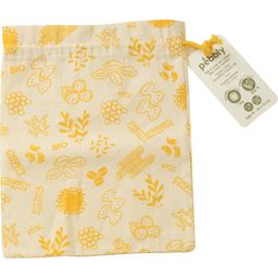 Pebbly Cotton Bag M Yellow - 1 Pc.