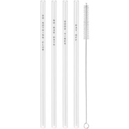 Eulenschnitt Rietjes Zwart 20 cm - Set van 4 - No Bad Days