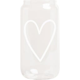 Eulenschnitt Tall Glass - Heart