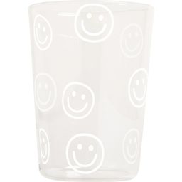 Eulenschnitt Verre avec Impression Blanche - Smileys