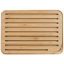 Pebbly Cutting Board - White/Bamboo - 1 Pc.