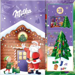 Milka Calendrier de l'Avent 3D à Fabriquer - 163 g