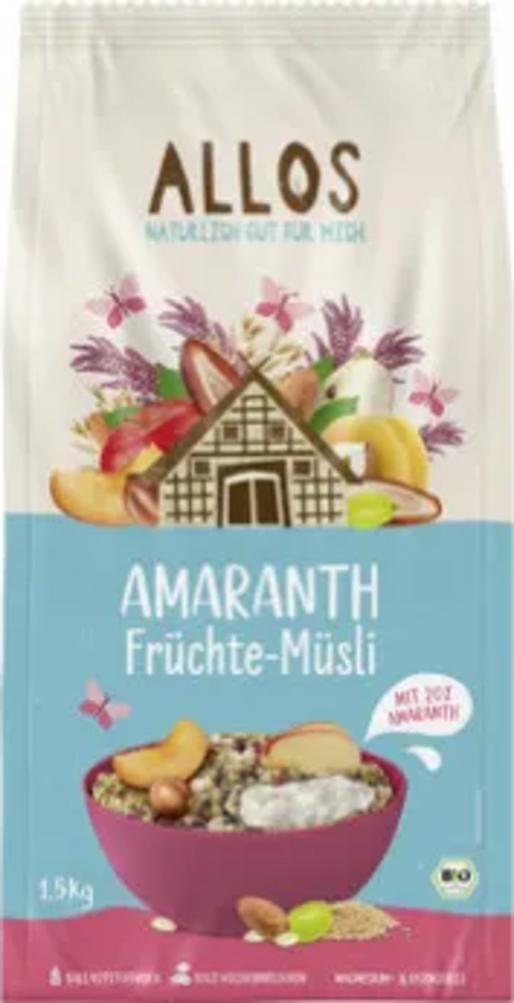 Allos Organic Amaranth & Fruits Muesli - Piccantino Online Shop