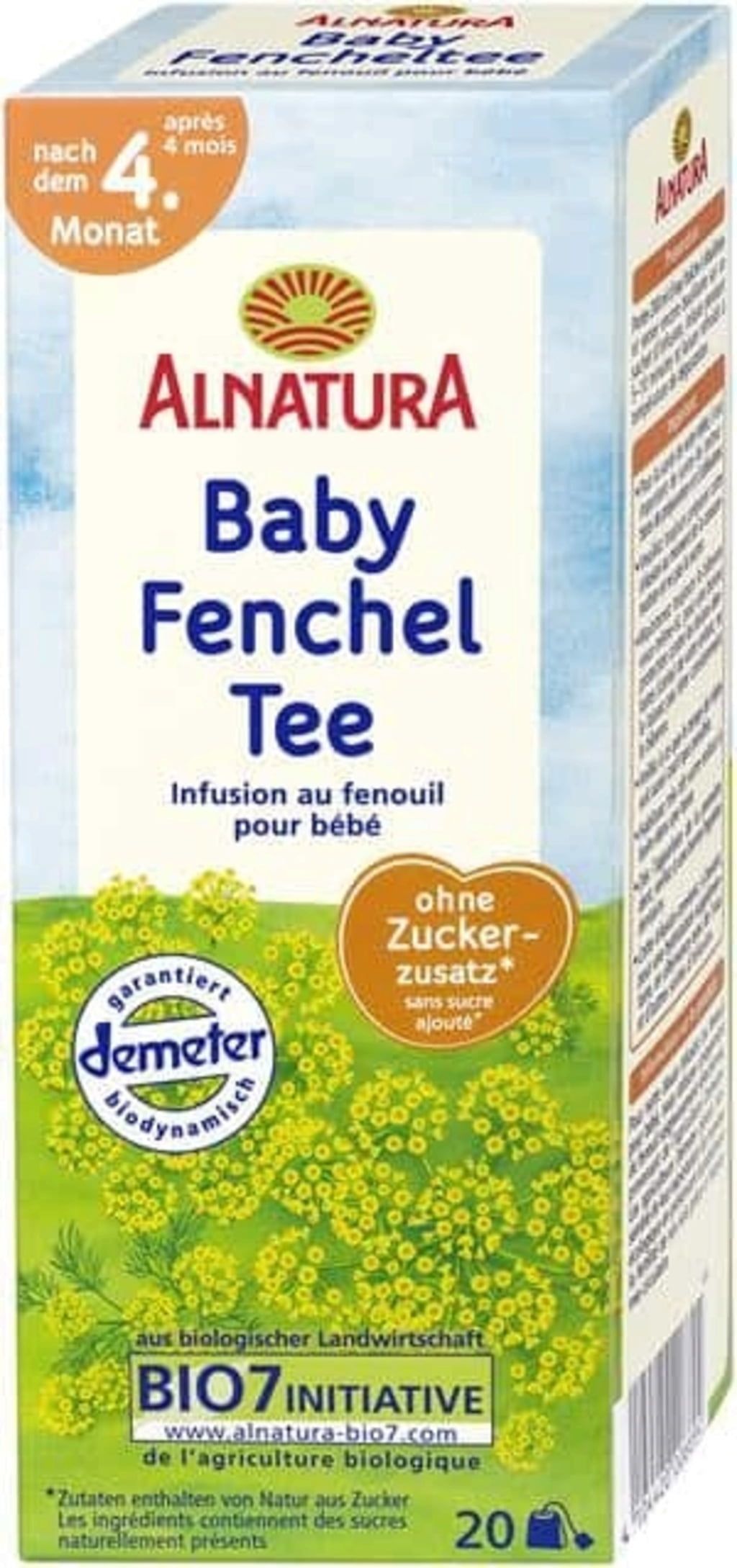 Alnatura Organic Fennel Baby Tea, 35 g Piccantino Online Shop