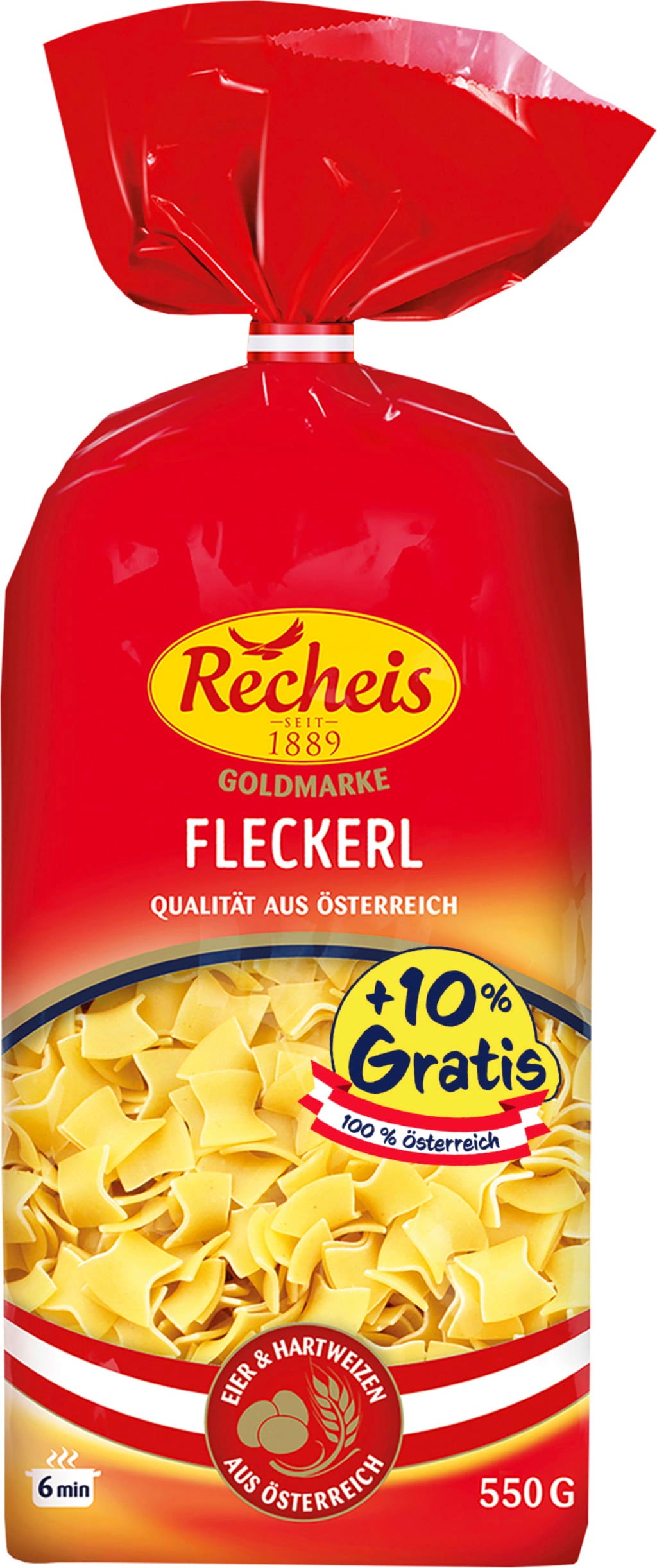 Recheis Pasta de huevo Goldmarke Quadratini Piccantino Tienda