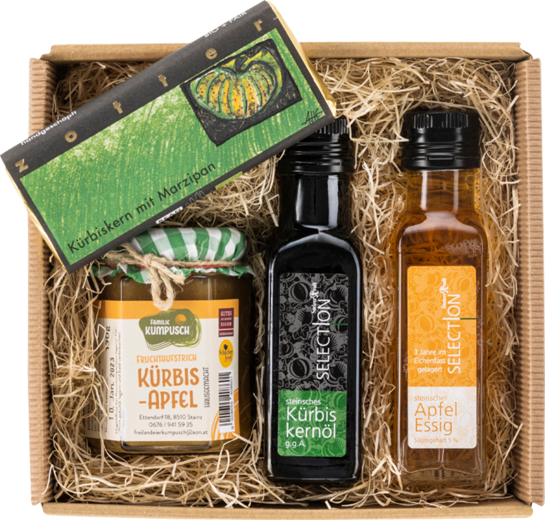 Steirerkraft Cadeauset Kürbis-Apfeltraum, 1 Set - Piccantino Onlineshop