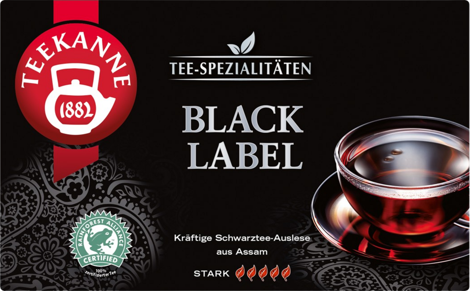 TEEKANNE Black Label RFA Specialty Tea, 40 g - Piccantino Online Shop  International