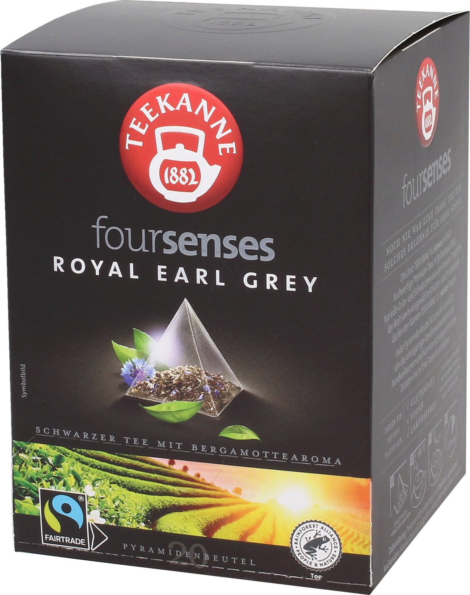 Foursenses Tea Pyramids Fairtrade Royal Earl Grey